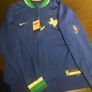 Nike Dallas Mavericks Basketball Drifit Pants+Zip-Up Jacket